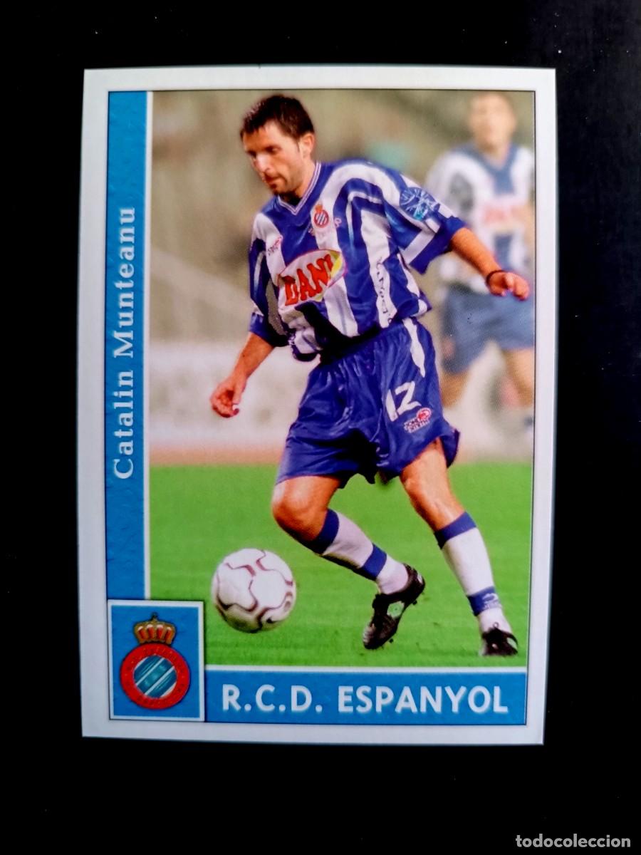 Cromos de Futebol: 480 MUNTEANU - R.C.D. ESPANYOL - &Uacute;LTIMA HORA I - MUNDICROMO 2002
