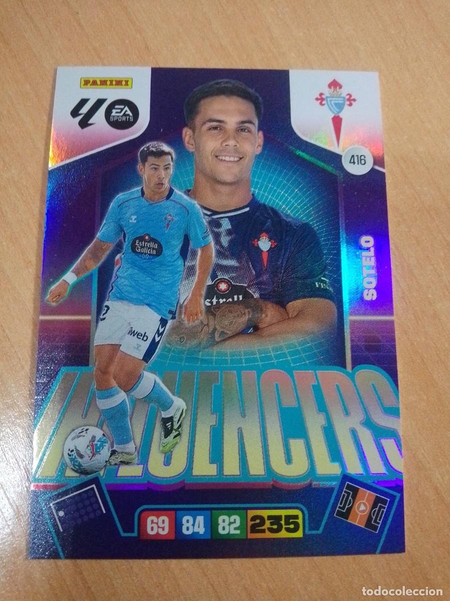 Cromos de F&uacute;tbol: 416 SOTELO INFLUENCERS DEL CELTA 25 26 ADRENALYN XL 2025 2026 Nueva