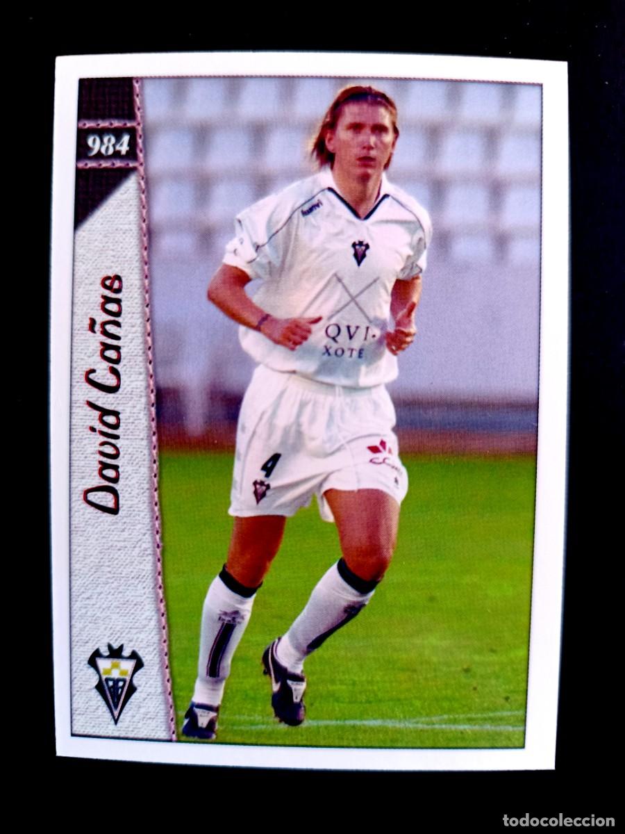 Cromos de F&uacute;tbol: 984 DAVID CA&Ntilde;AS - ALBACETE B. - 2&ordf; DIVISI&Oacute;N - MUNDICROMO 2007