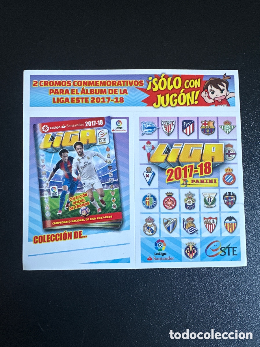 Cromos de Futebol: 17 18 LIGA ESTE - CONMEMORATIVOS NUEVOS