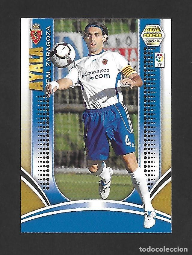 Cromos de F&uacute;tbol: 346 AYALA (REAL ZARAGOZA) SERIE ORO, PANINI MEGACRACKS LIGA 2009 2010