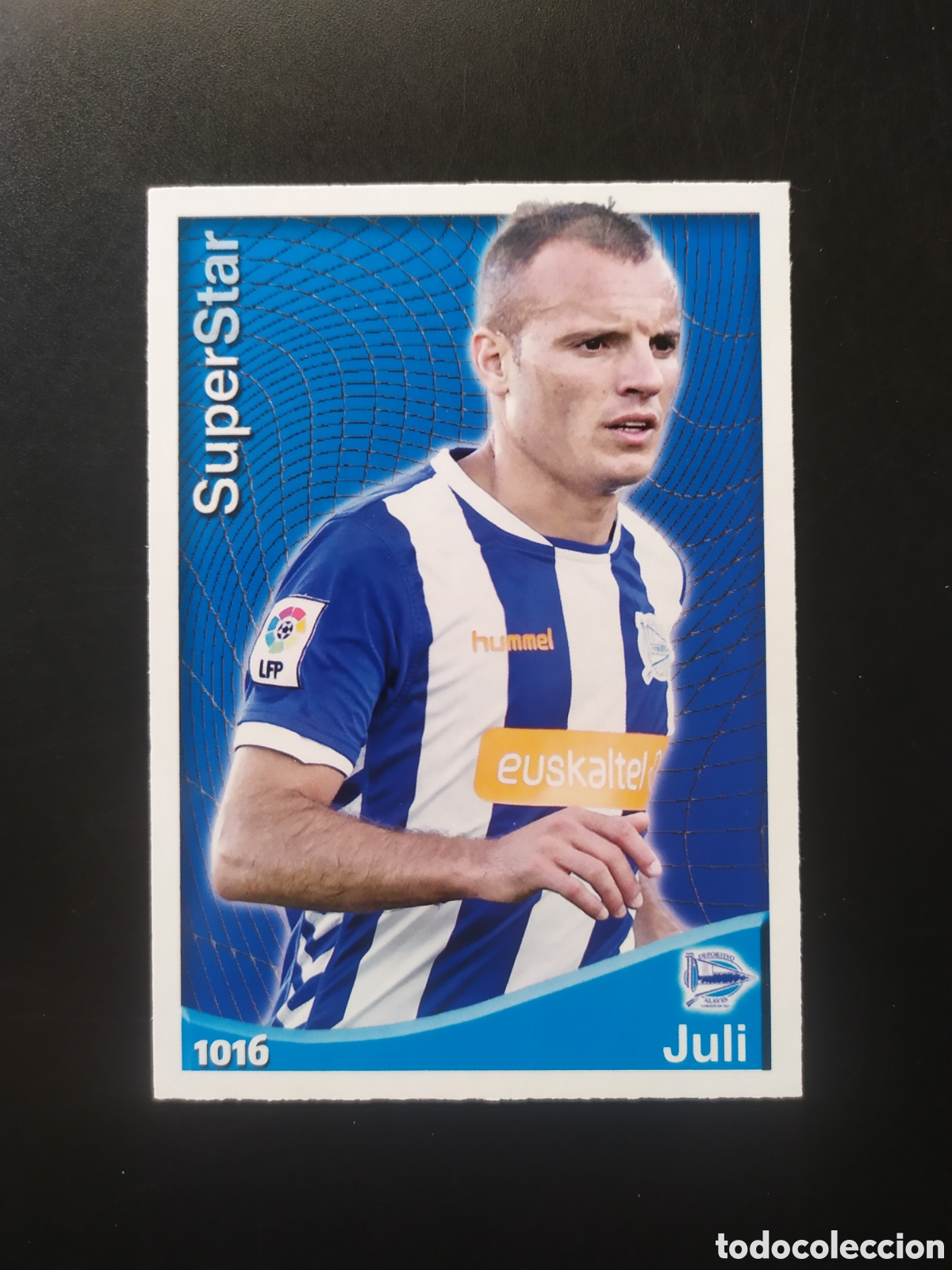 Figurine di Calcio: Mundicromo fichas Liga 2014 2015 14 15 Juli superstar n&deg; 1016 Alav&eacute;s