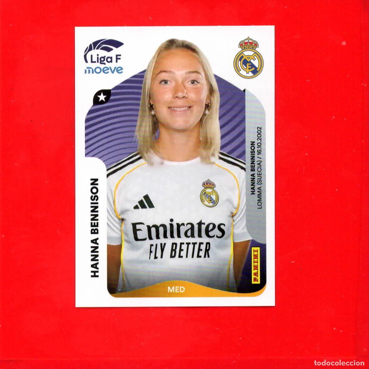Cartes &agrave; collectionner de Football: 272 B Hanna Bennison - REAL MADRID - Liga Femenina F 2025 2026 25 26 - Sin definir
