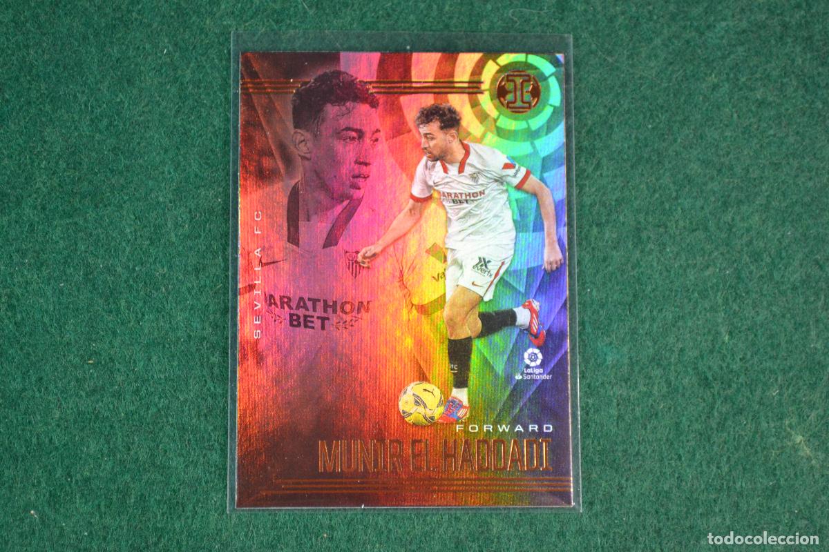 Cartes &agrave; collectionner de Football: PANINI CHRONICLES LA LIGA 2020-21 - 4 MUNIR EL HADDADI (SEVILLA CF) SERIE ILLUSIONS