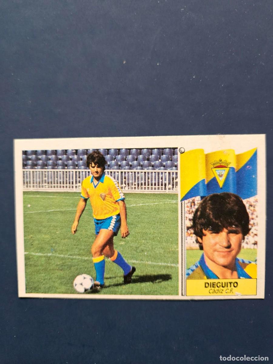 Figurine di Calcio: DIEGUITO CADIZ LIGA ESTE 86 87 1986 1987 SIN PEGAR NUNCA PEGADO