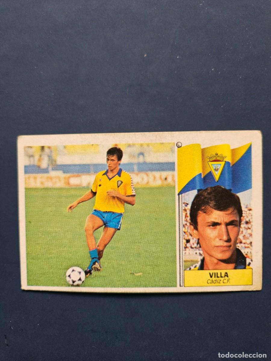 Cromos de F&uacute;tbol: VILLA CADIZ LIGA ESTE 86 87 1986 1987 SIN PEGAR NUNCA PEGADO
