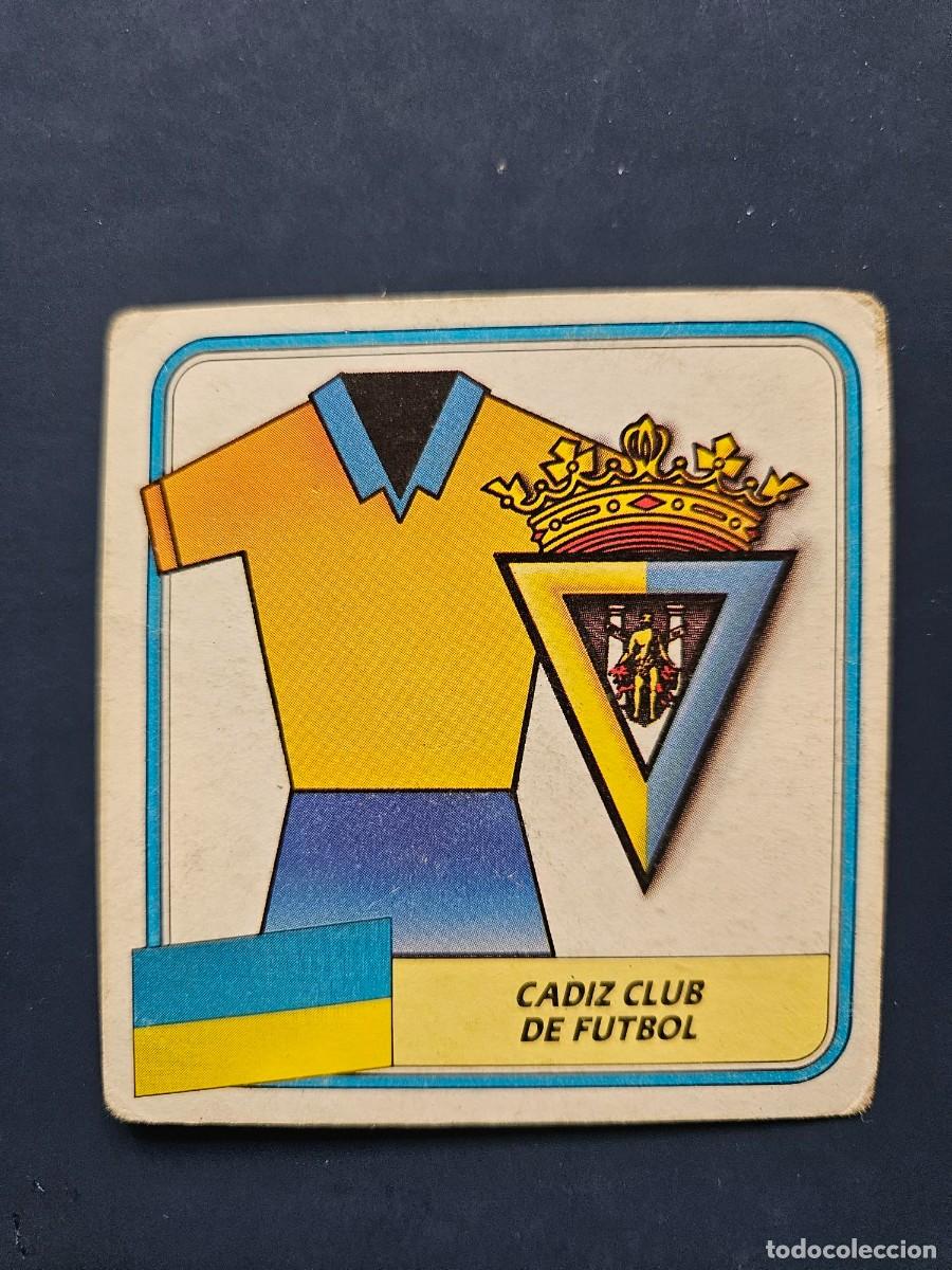 Fu&szlig;ball-Sticker: ESCUDO CADIZ LIGA ESTE 89 90 1989 1990 SIN PEGAR NUNCA PEGADO