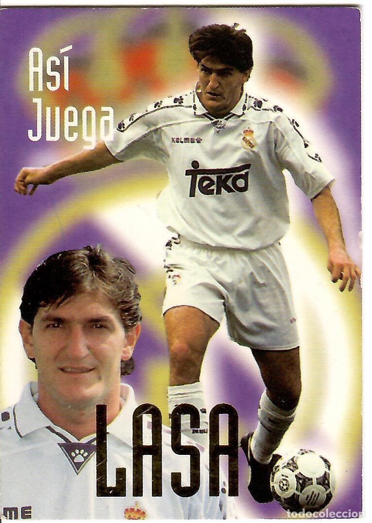 Cromos de F&uacute;tbol: Cromo de futbol del album 96-97 Panini: n&ordm; 53 (Lasa, Asi juega)