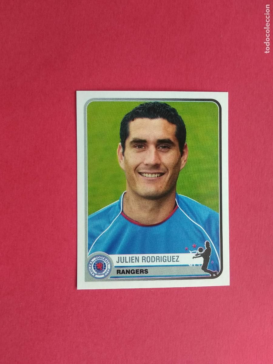 Cromos de F&uacute;tbol: PANINI CHAMPIONS OF EUROPE 1955 04 05 2004 2005 CROMO NUNCA PEGADO RANGERS N&ordm; 320 RODRIGUEZ