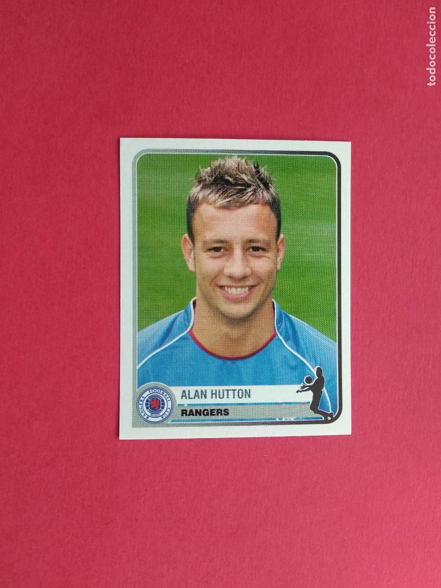 Cromos de F&uacute;tbol: PANINI CHAMPIONS OF EUROPE 1955 04 05 2004 2005 CROMO NUNCA PEGADO RANGERS N&ordm; 321 HUTTON