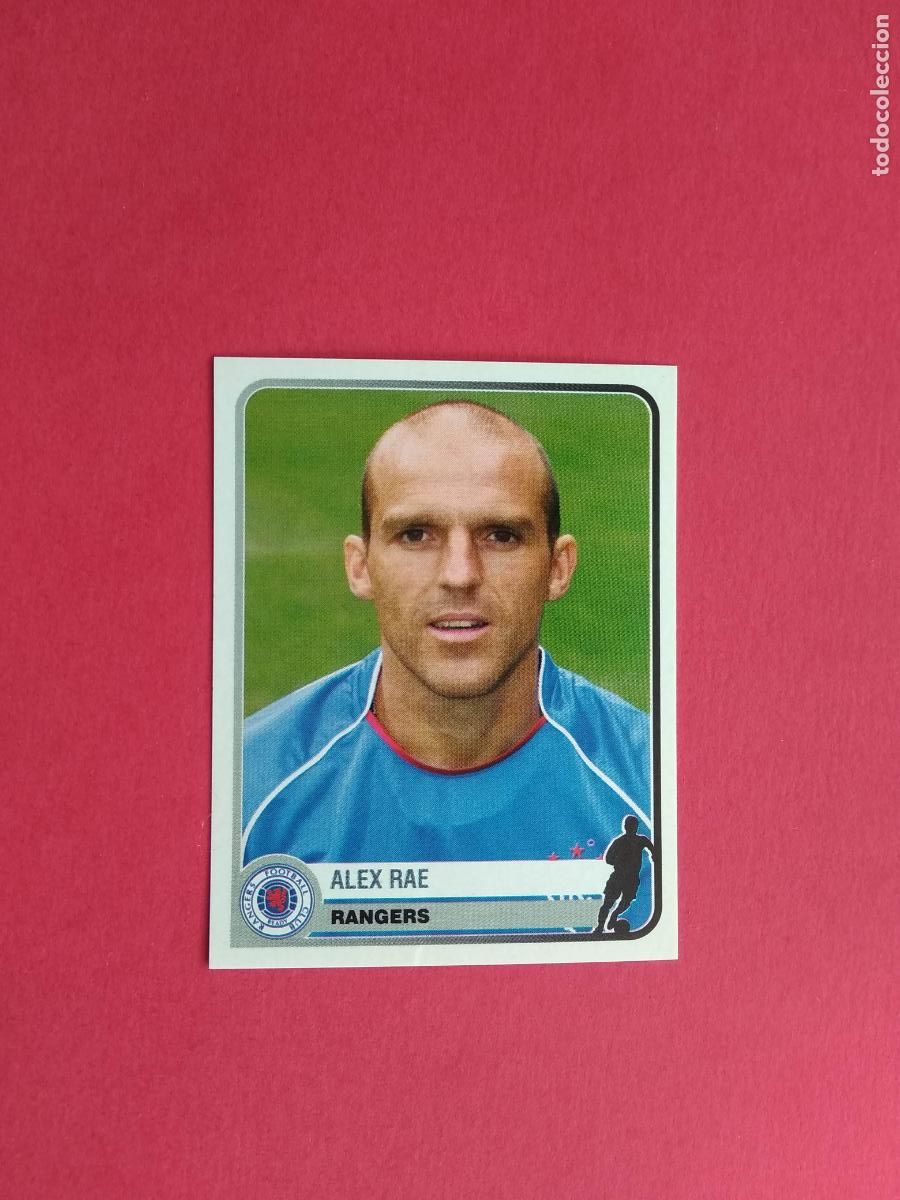 Cromos de F&uacute;tbol: PANINI CHAMPIONS OF EUROPE 1955 04 05 2004 2005 CROMO NUNCA PEGADO RANGERS N&ordm; 322 ALEX RAE