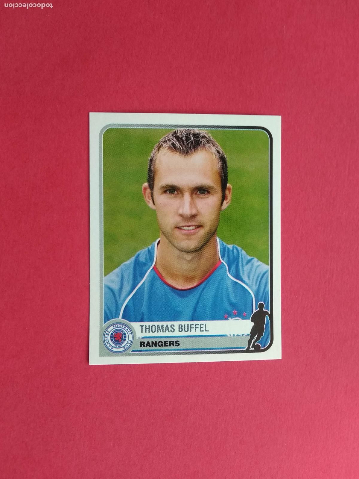 Cromos de F&uacute;tbol: PANINI CHAMPIONS OF EUROPE 1955 04 05 2004 2005 CROMO NUNCA PEGADO RANGERS N&ordm; 323 BUFFEL