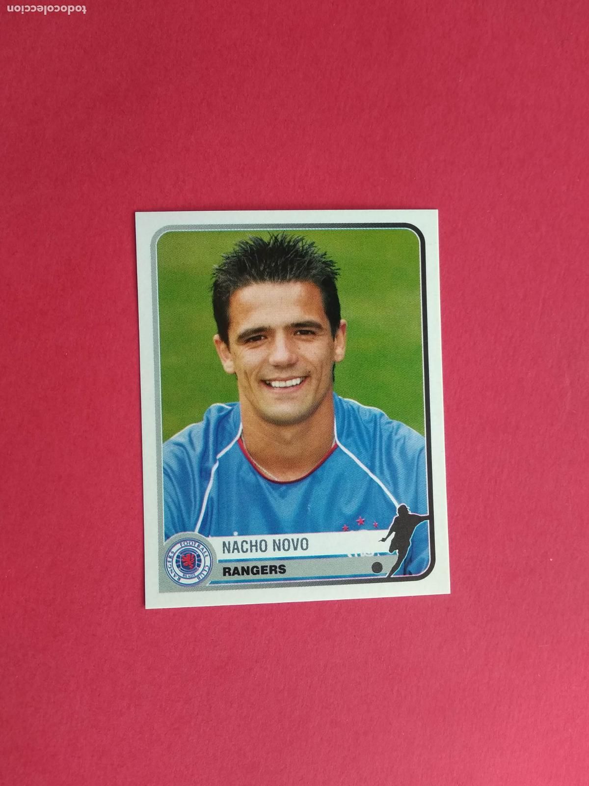 Cromos de F&uacute;tbol: PANINI CHAMPIONS OF EUROPE 1955 04 05 2004 2005 CROMO NUNCA PEGADO RANGERS N&ordm; 329 NACHO NOVO