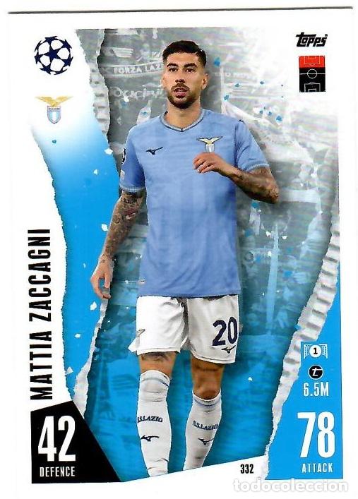 Cromos de F&uacute;tbol: Cromo Match Attax, Topps, n&ordm; 332: Mattia Zaccagni