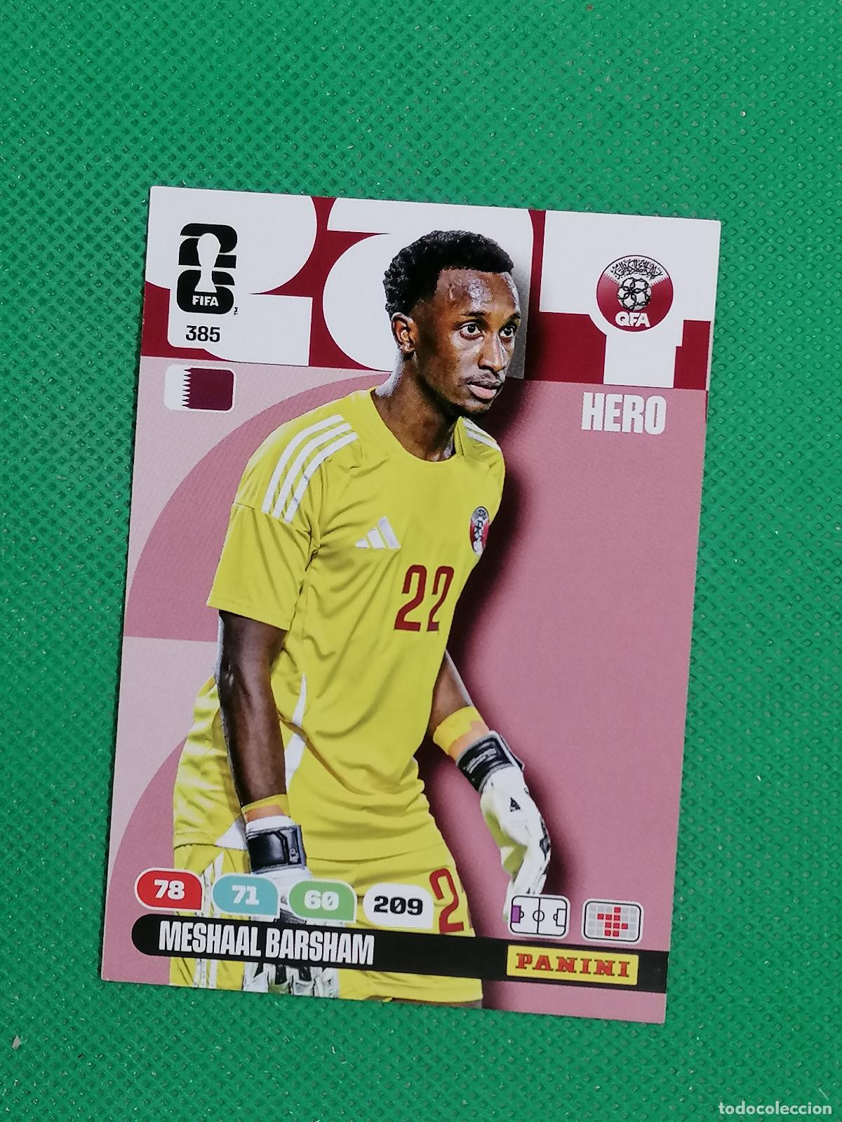 Cromos de F&uacute;tbol: 385 MESHAAL BARSHAM QATAR HERO ⚽ PANINI ADRENALYN FIFA WORLD CUP 26 2026 ⚽