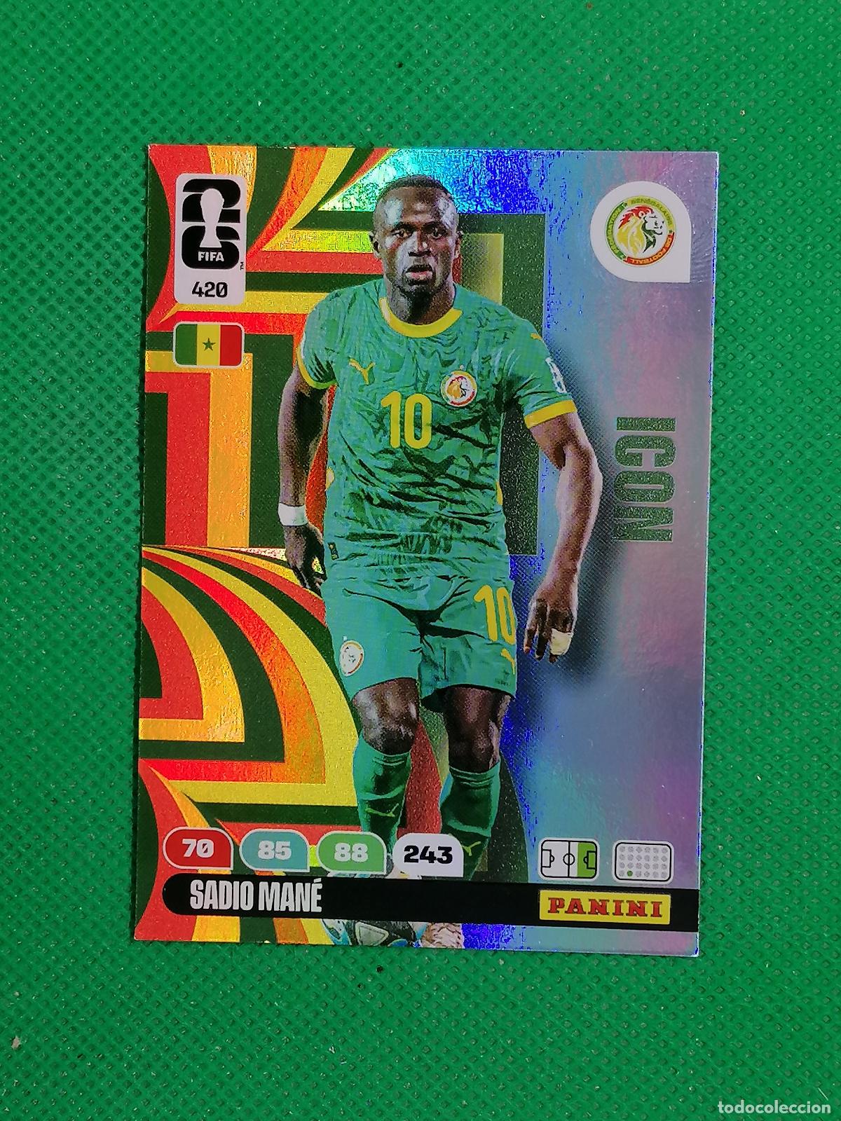 Cromos de F&uacute;tbol: 420 SADIO MANE SENEGAL ICON ⚽ PANINI ADRENALYN FIFA WORLD CUP 26 2026 ⚽