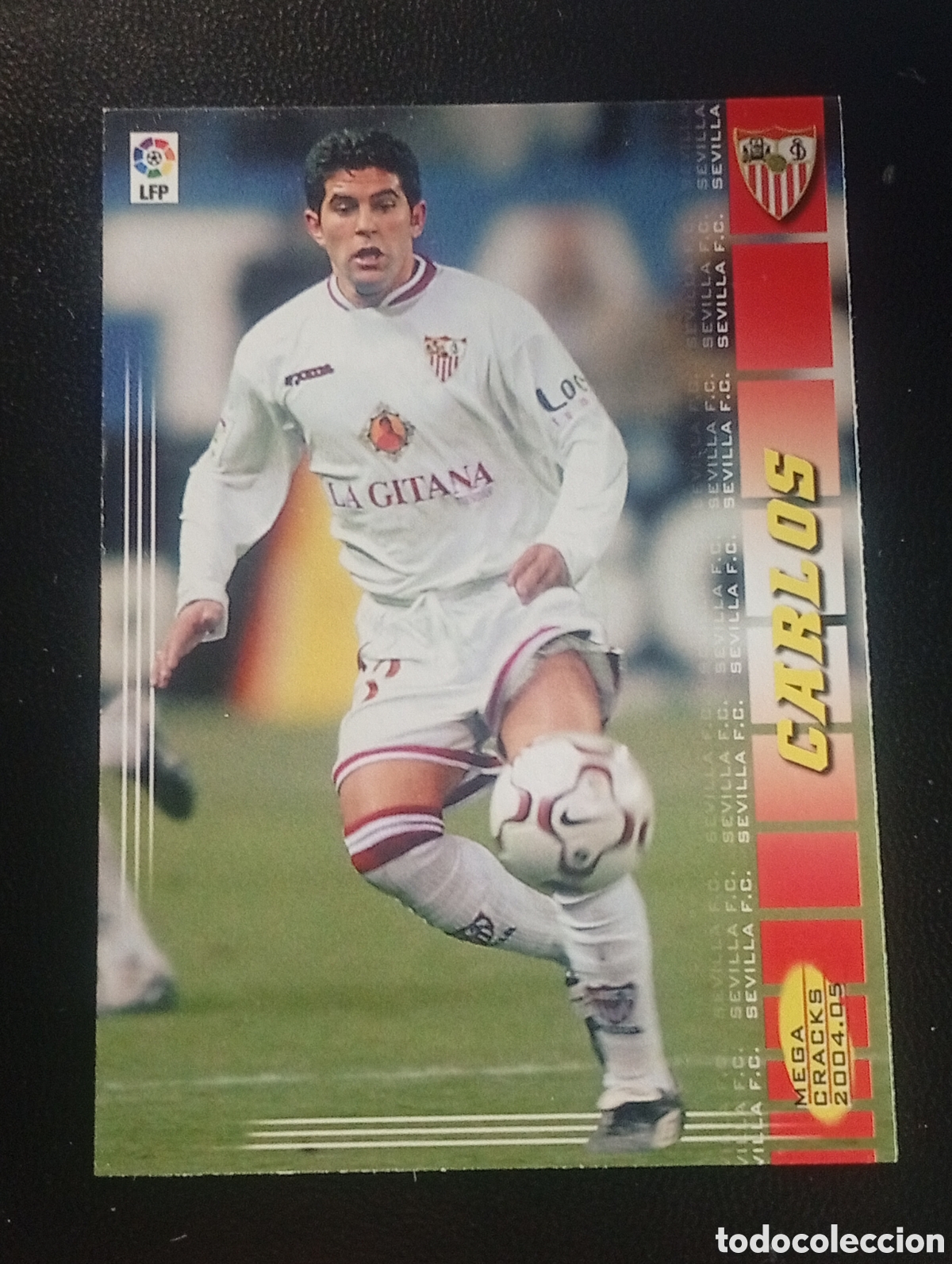 Cromos de F&uacute;tbol: 285 CARLOS SEVILLA MEGACRACKS 2004 2005 4 5 CROMOS CARDS PANINI SPORTS MUNDICROMO