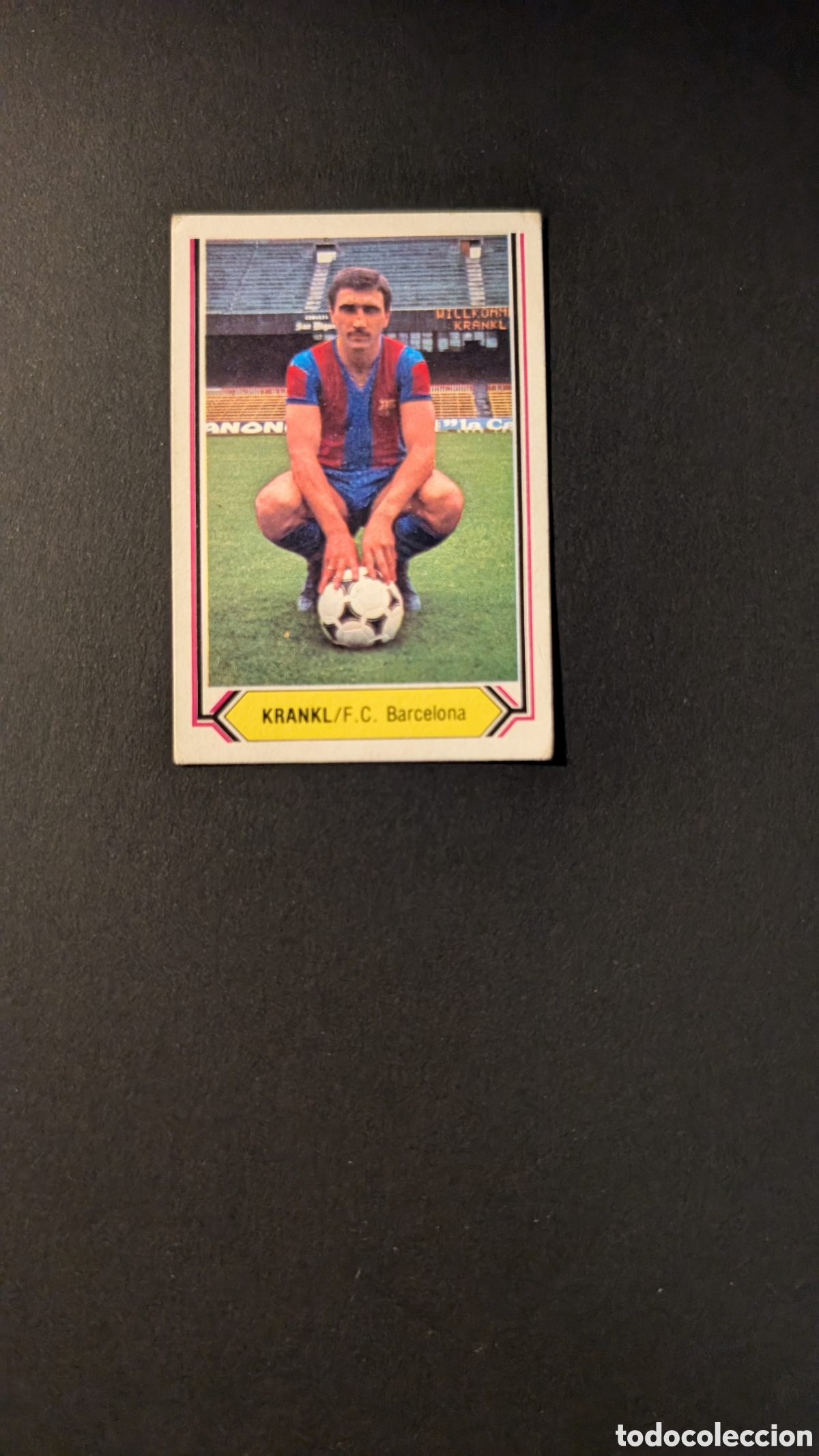 Cartes &agrave; collectionner de Football: KRANKL BARCELONA LIGA ESTE 1980/81 80 81 NUNCA PEGADO SIN PEGAR