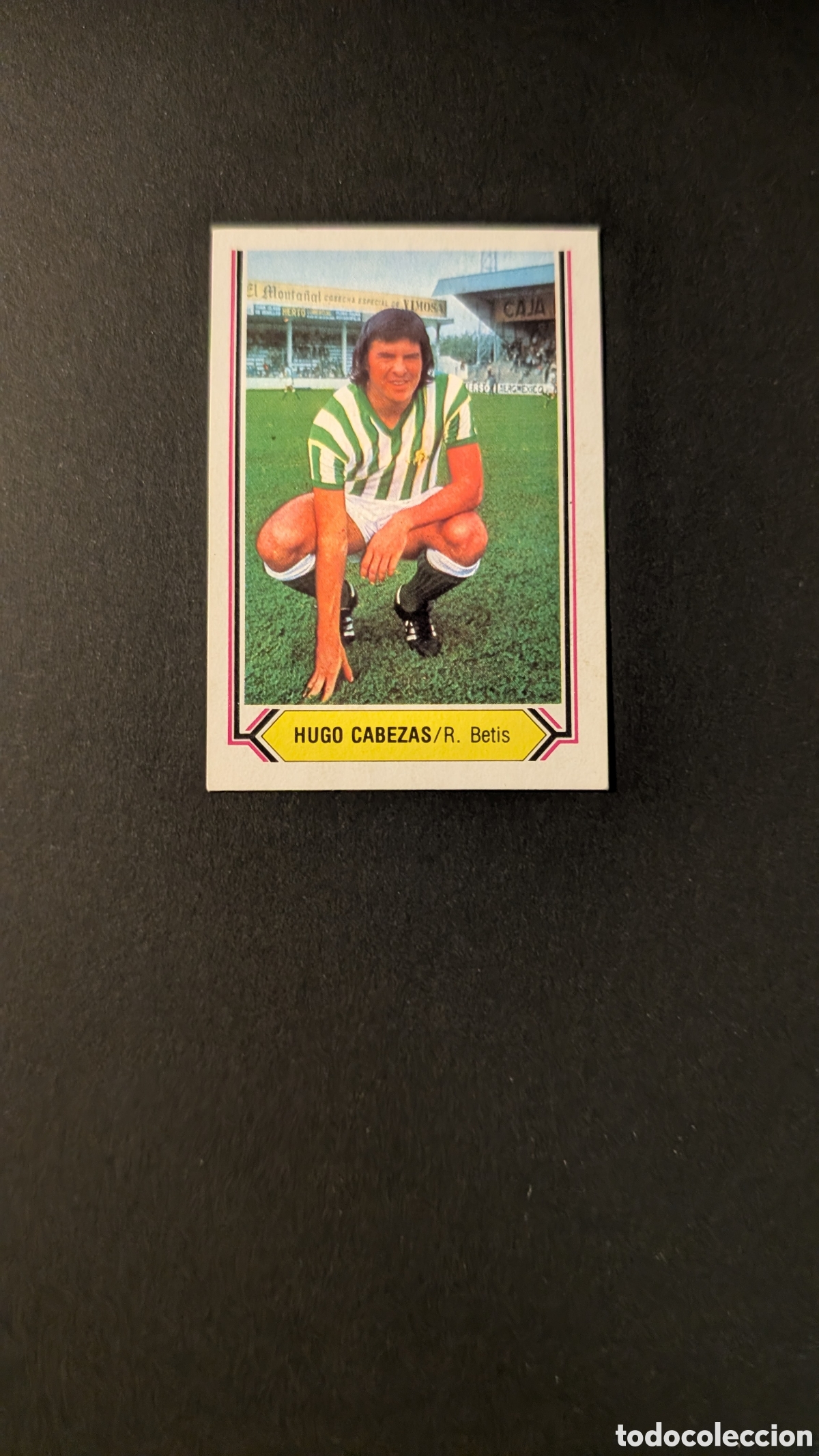 Cartes &agrave; collectionner de Football: HUGO CABEZAS BETIS LIGA ESTE 1980/81 80 81 NUNCA PEGADO SIN PEGAR