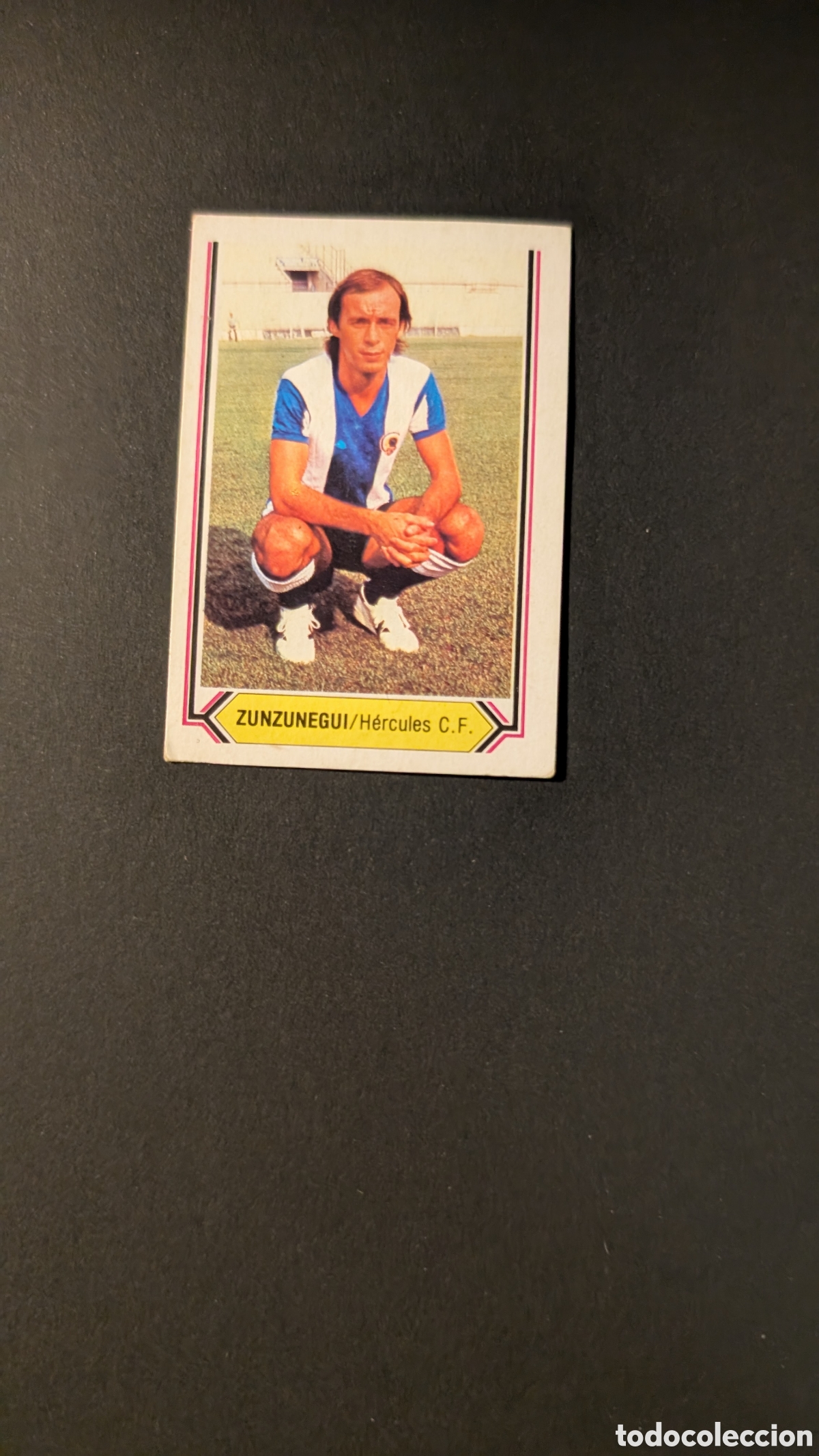 Cartes &agrave; collectionner de Football: ZUNZUNGUI HERCULES BAJA LIGA ESTE 1980/81 80 81 NUNCA PEGADO SIN PEGAR