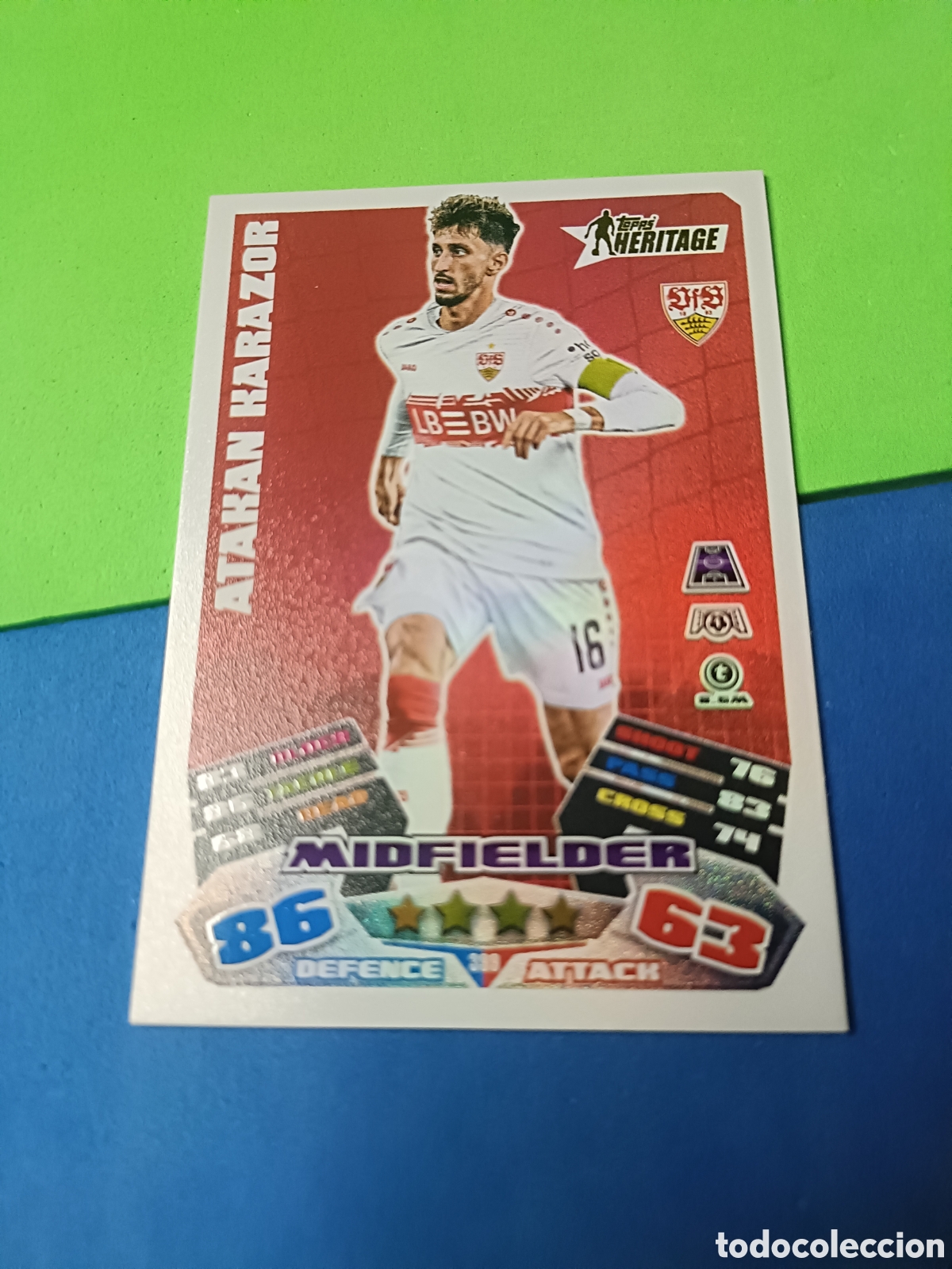 Cromos de F&uacute;tbol: Topps Match Attax 2025 2026 - Heritage 399 Karazor