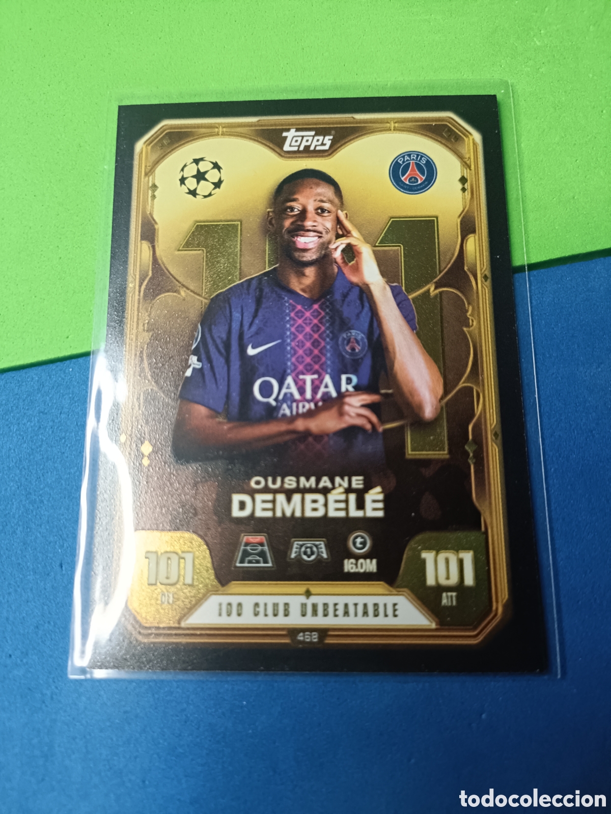 Cromos de F&uacute;tbol: Topps Match Attax 2025 2026 - 100 Club 468 Dembele