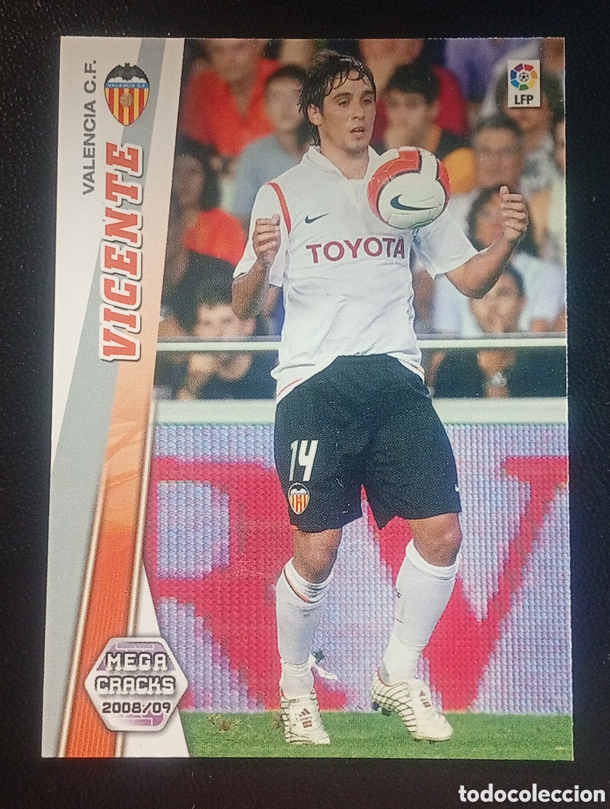 Cromos de F&uacute;tbol: 320 VICENTE VALENCIA MEGACRACKS 2008 2009 08 09 CROMOS CARDS PANINI SPORTS MUNDICROMO