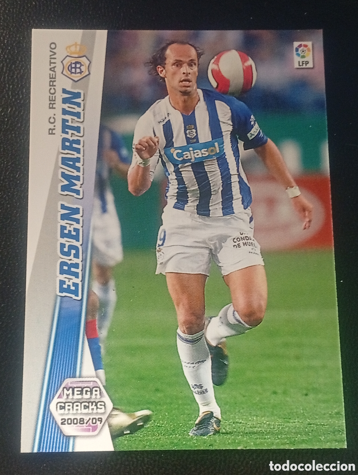 Cromos de F&uacute;tbol: 270 ERSEN MART&Iacute;N RECREATIVO HUELVA MEGACRACKS 2008 2009 08 09 CROMOS CARDS PANINI SPORTS MUNDICROMO