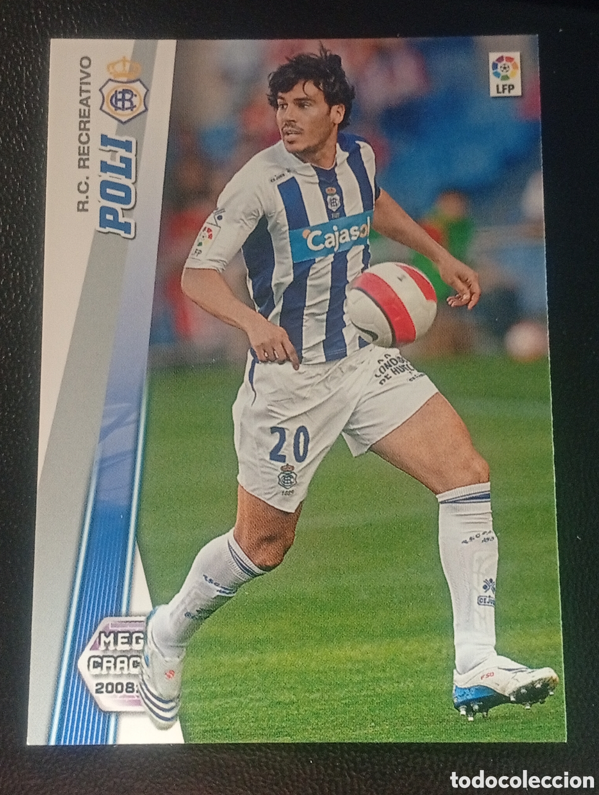 Cromos de F&uacute;tbol: 260 POLI RECREATIVO HUELVA MEGACRACKS 2008 2009 08 09 CROMOS CARDS PANINI SPORTS MUNDICROMO