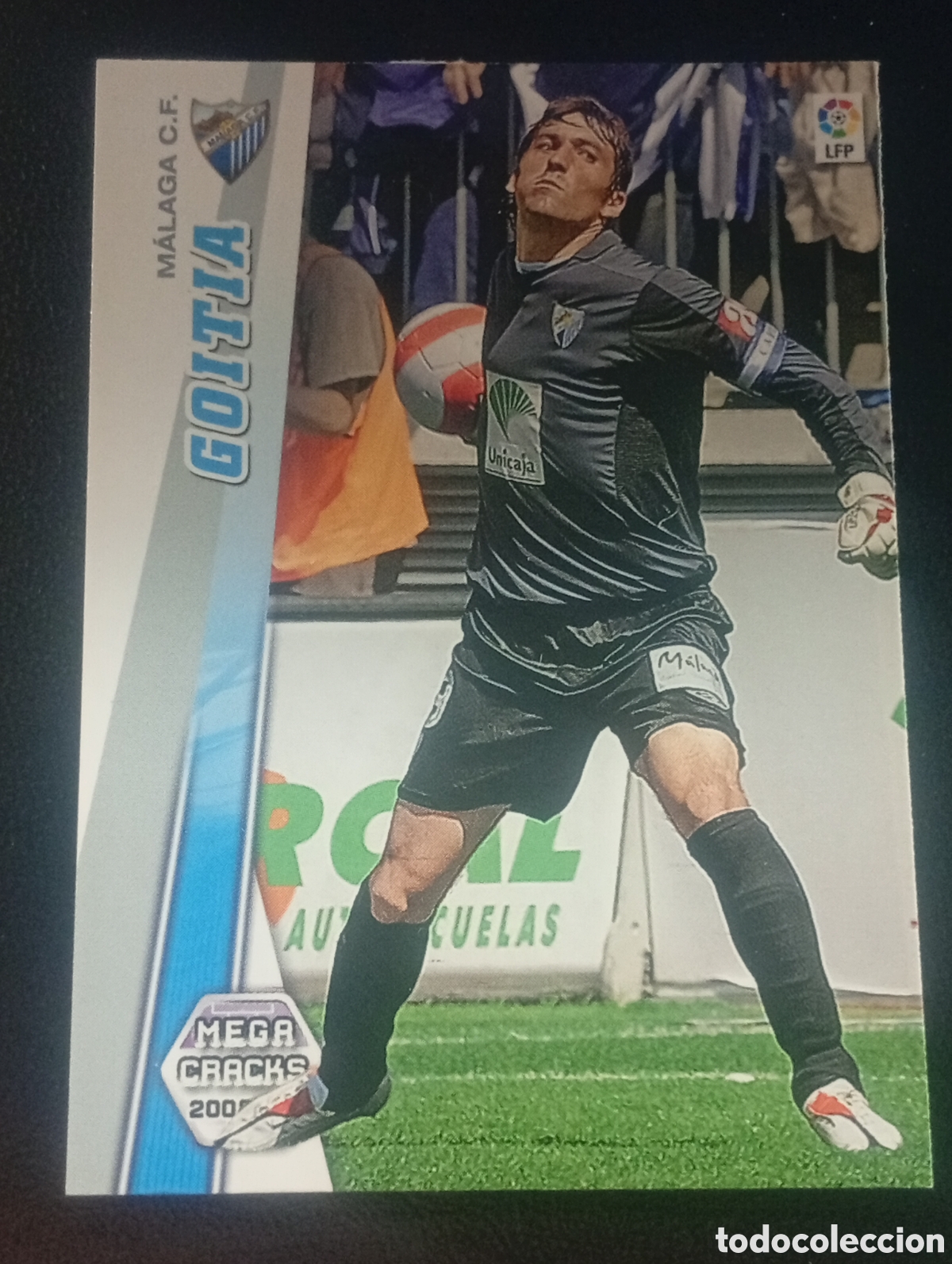 Cromos de F&uacute;tbol: 164 GOITIA MALAGA MEGACRACKS 2008 2009 08 09 CROMO CARDS PANINI SPORTS MUNDICROMO