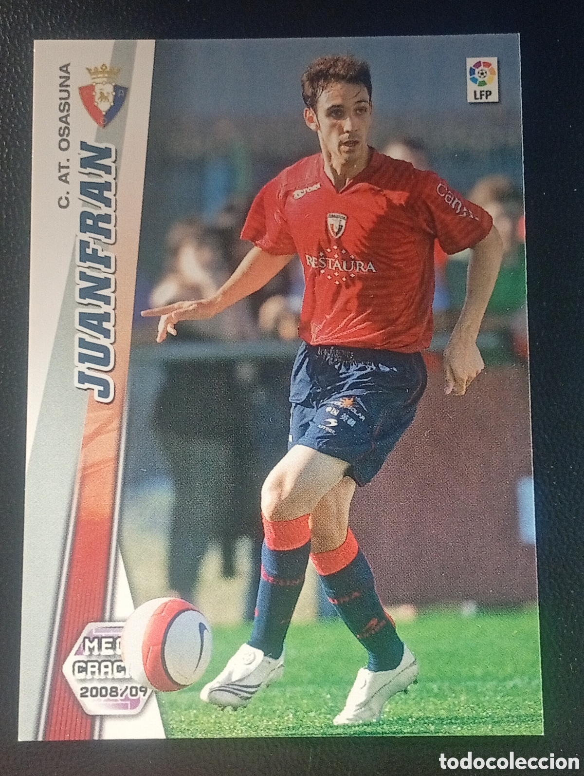 Cromos de F&uacute;tbol: 229 JUANFRAN OSASUNA MEGACRACKS 2008 2009 08 09 CROMO CARDS PANINI SPORTS MUNDICROMO