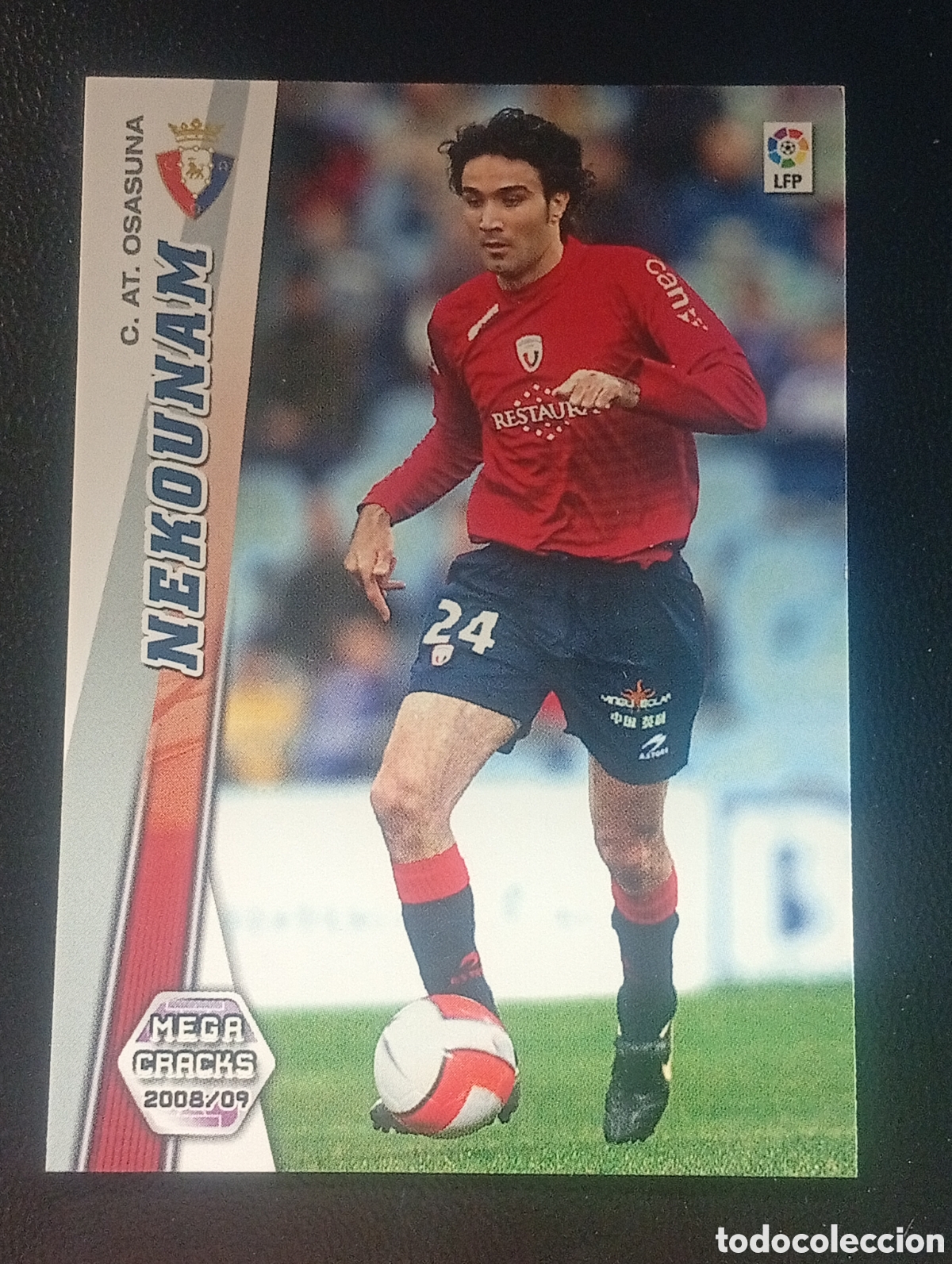 Cromos de F&uacute;tbol: 225 NEKOUNANM OSASUNA MEGACRACKS 2008 2009 08 09 CROMO CARDS PANINI SPORTS MUNDICROMO