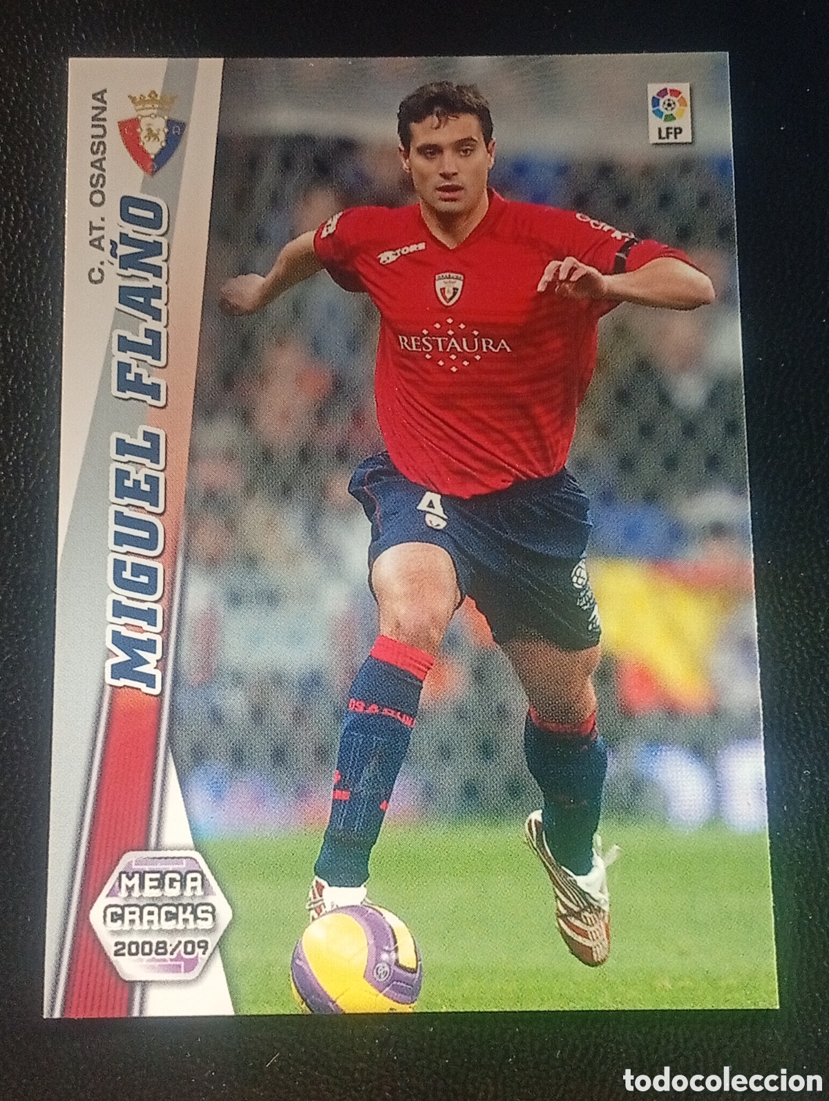 Cartes &agrave; collectionner de Football: 222 MIGUEL FLA&Ntilde;O OSASUNA MEGACRACKS 2008 2009 08 09 CROMO CARDS PANINI SPORTS MUNDICROMO