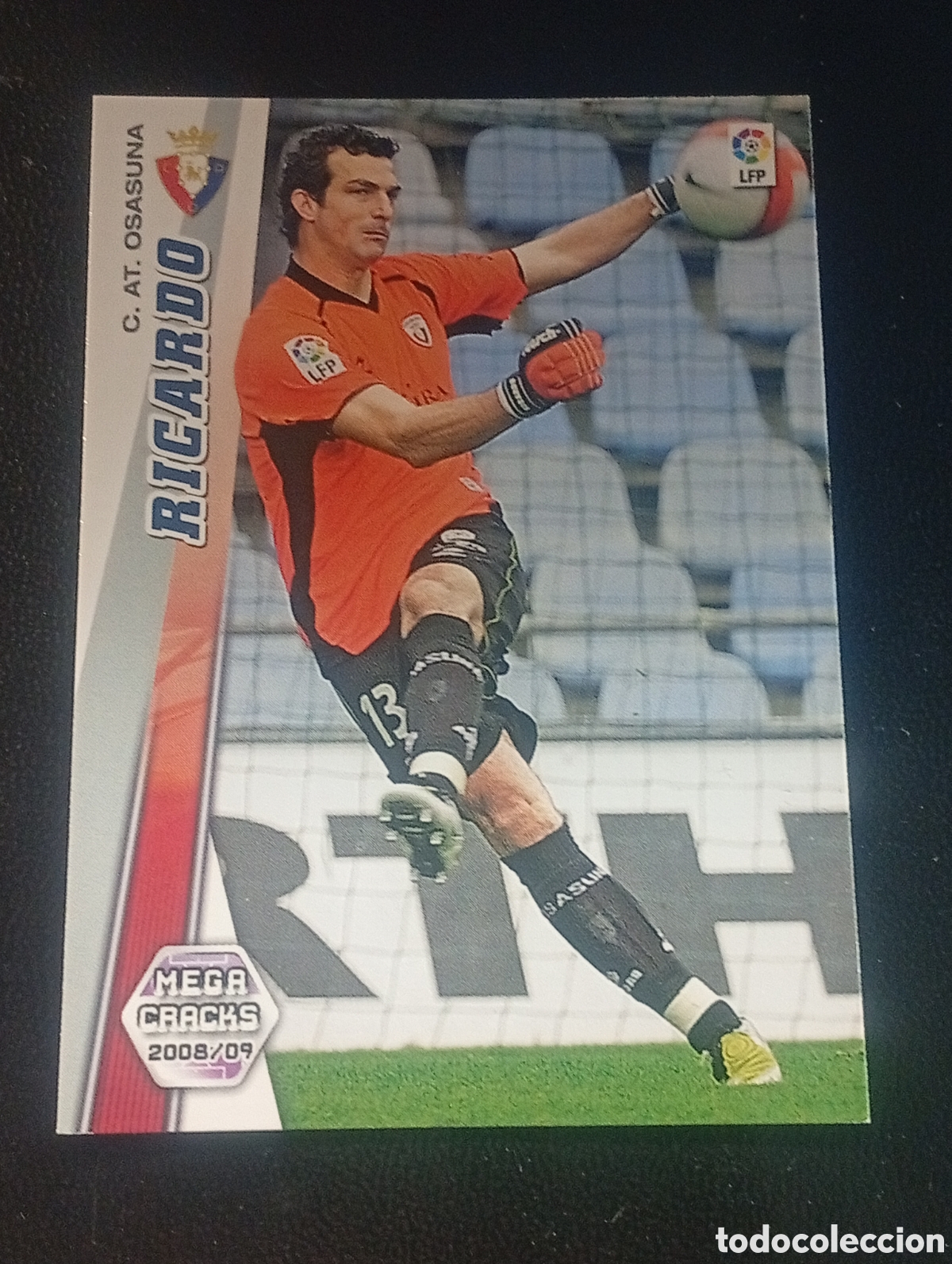 Football Stickers: 218 RICARDO OSASUNA MEGACRACKS 2008 2009 08 09 CROMO CARDS PANINI SPORTS MUNDICROMO