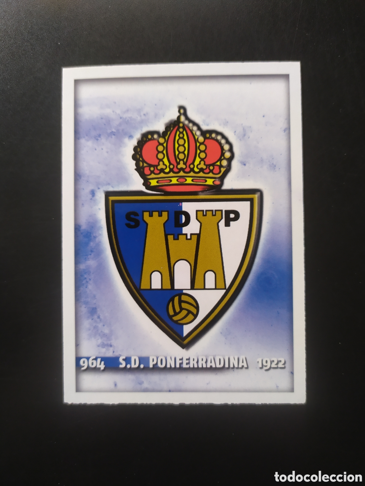 Cromos de Futebol: Mundicromo fichas Liga 2014 2015 14 15 escudo n&deg; 964 Ponferradina