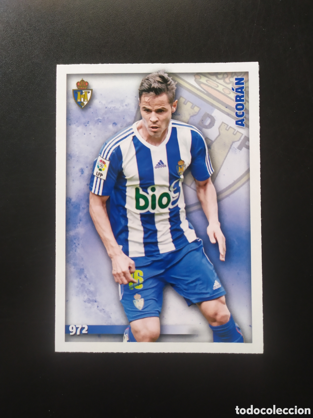 Fu&szlig;ball-Sticker: Mundicromo fichas Liga 2014 2015 14 15 Acoran n&deg; 972 Ponferradina