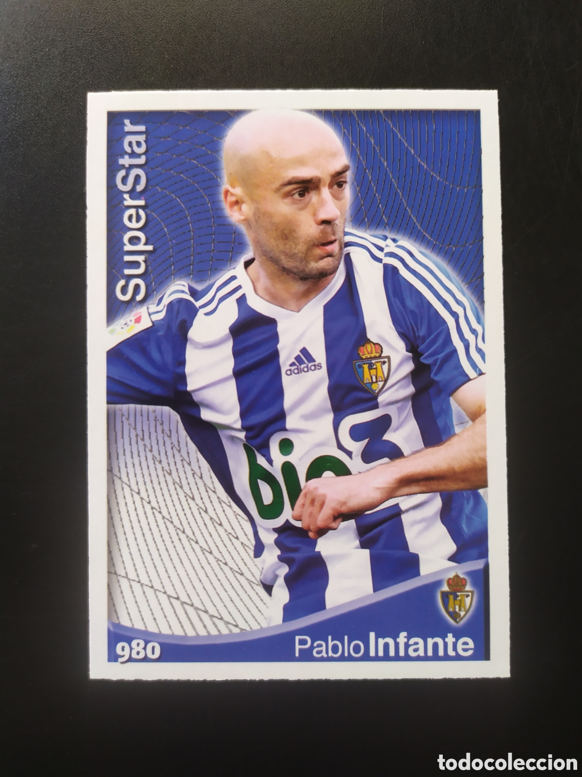 Cromos de f&uacute;tbol: Mundicromo fichas Liga 2014 2015 14 15 Pablo Infante superstar mate n&deg; 980 Ponferradina