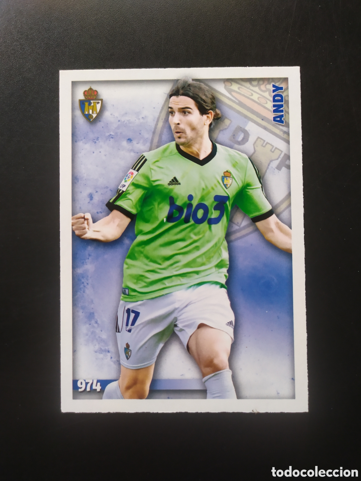 Fu&szlig;ball-Sticker: Mundicromo fichas Liga 2014 2015 14 15 Andy n&deg; 974 Ponferradina