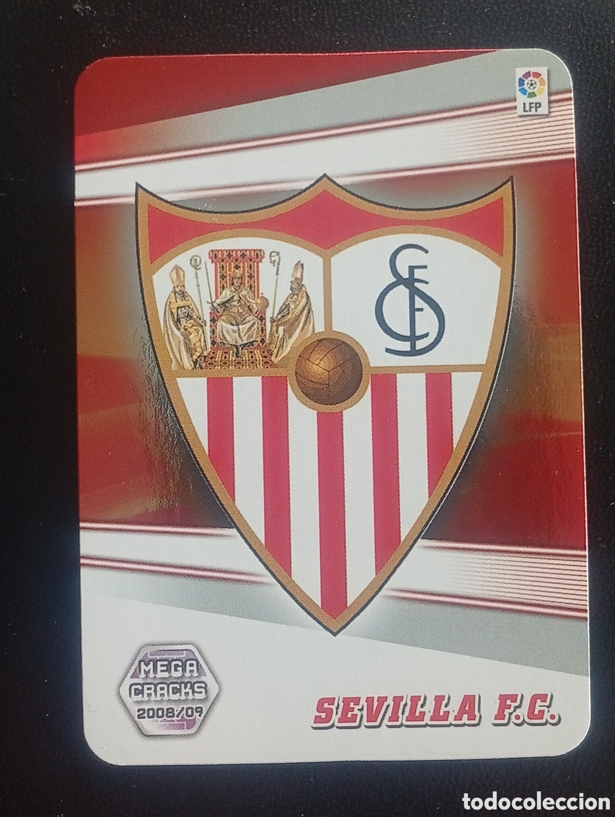 Cromos de F&uacute;tbol: 271 escudo SEVILLA MEGACRACKS 2008 2009 08 09 CROMO CARDS PANINI SPORTS MUNDICROMO