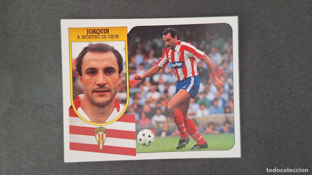 Figurine di Calcio: L3 JOAQUIN SPORTING DE GIJON ADHESIVO LIGA ESTE 1991 1992 91 92 NUNCA PEGADO SIN PEGAR