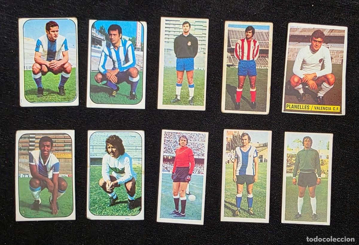 Cromos de f&uacute;tbol: Lote 10 cromos f&uacute;tbol Liga espa&ntilde;ola a&ntilde;os 70