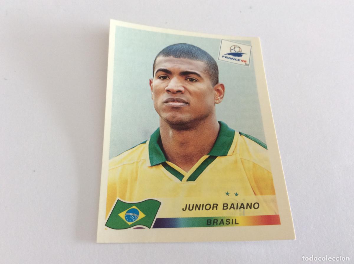 Cromos de F&uacute;tbol: 19 Junior Baiano Brasil CROMO STICKER Francia 1998 PANINI