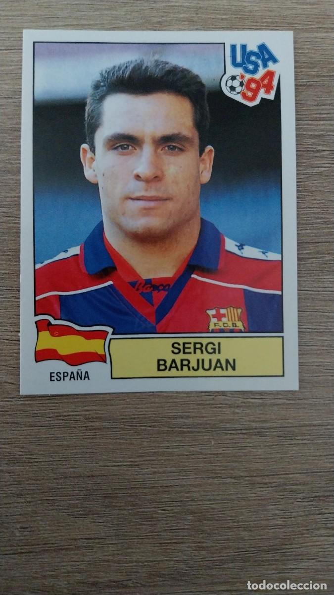 Cromos de F&uacute;tbol: SERGI BARJUAN 154 ESPA&Ntilde;A MUNDIAL USA 94 1994 PANINI SIN PEGAR NUNCA PEGADO