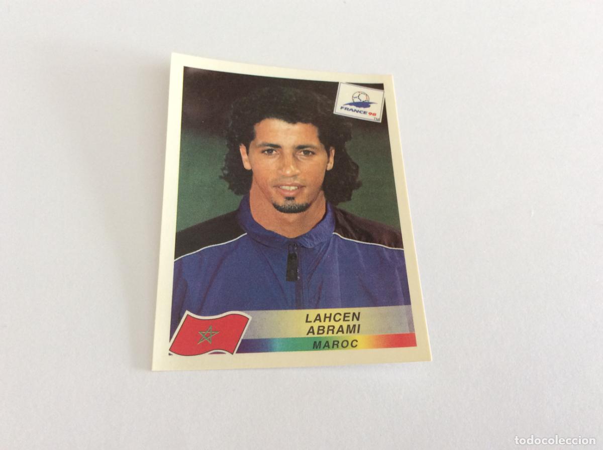Cartes &agrave; collectionner de Football: 57 Lahcen Abrami Marruecos CROMO STICKER Francia 1998 PANINI