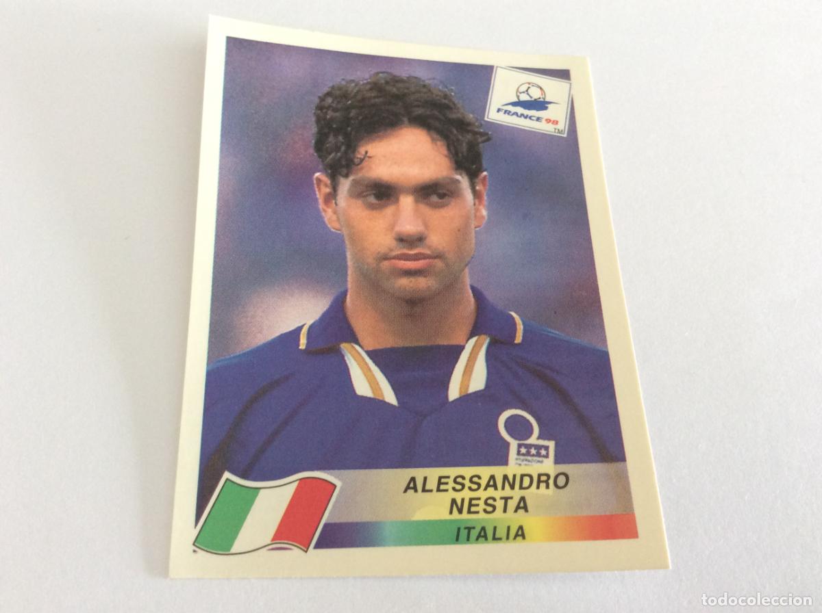 Cromos de f&uacute;tbol: 88 Alessandro Nesta Italia CROMO STICKER Francia 1998 PANINI