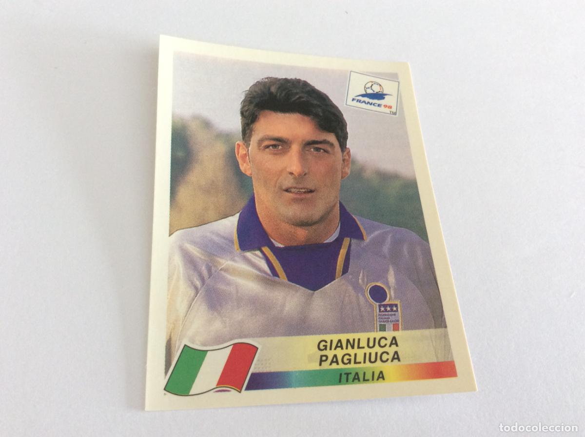 Fu&szlig;ball-Sticker: 102 Gianluca Pagliuca Italia CROMO STICKER Francia 1998 PANINI