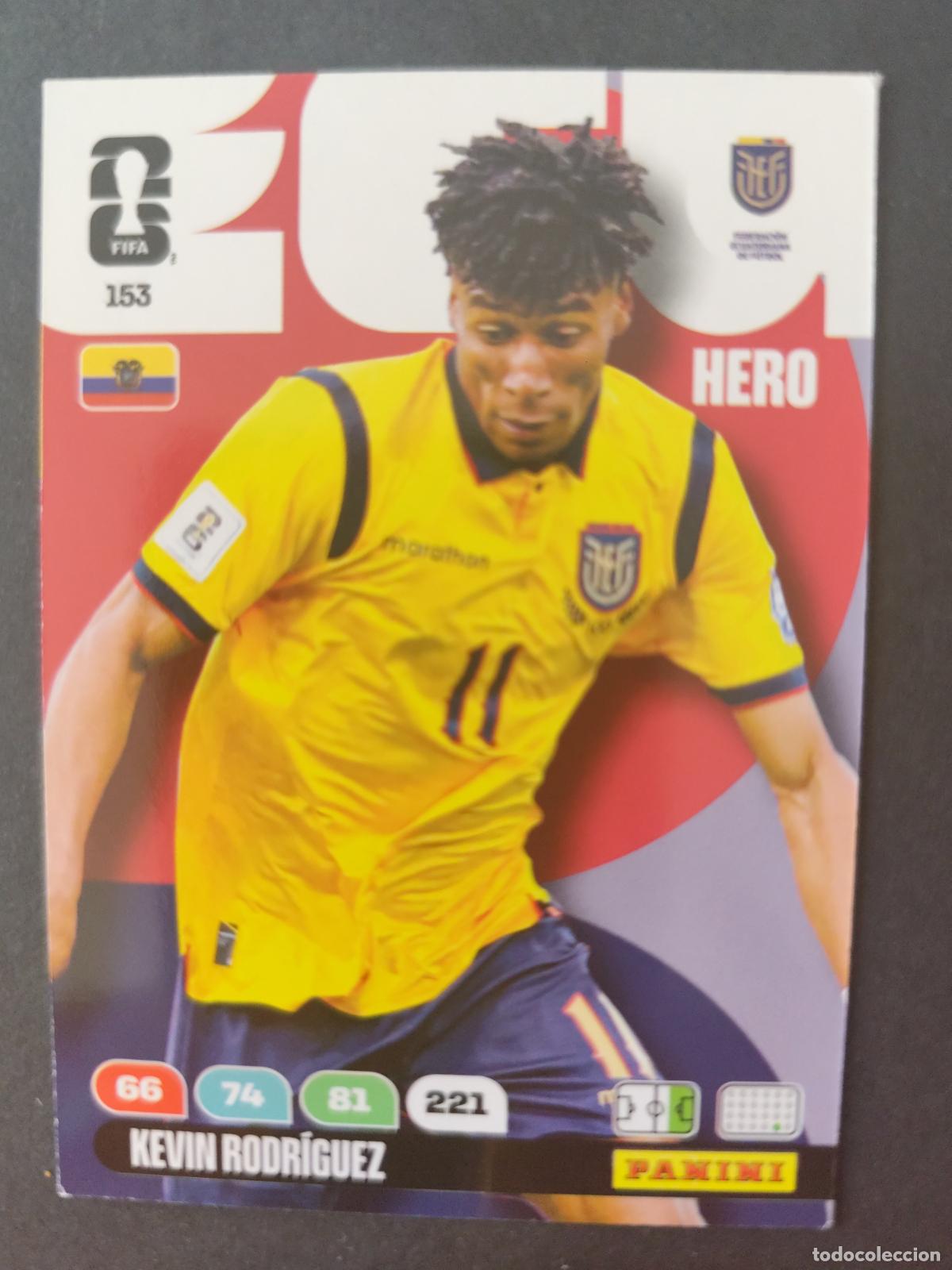 Cromos de F&uacute;tbol: 153 KEVIN RODR&Iacute;GUEZ ECUADOR ADRENALYN MUNDIAL FIFA WORLD CUP 2026 PANINI