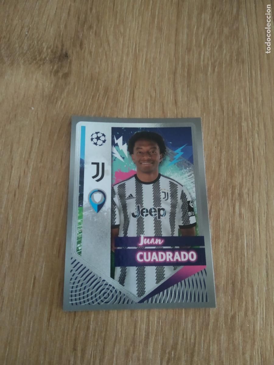 Fu&szlig;ball-Sticker: 285 CUADRADO JUVENTUS TURIN CROMO FUTBOL UEFA CHAMPIONS LEAGUE 2022-2023 TOPPS 22-23