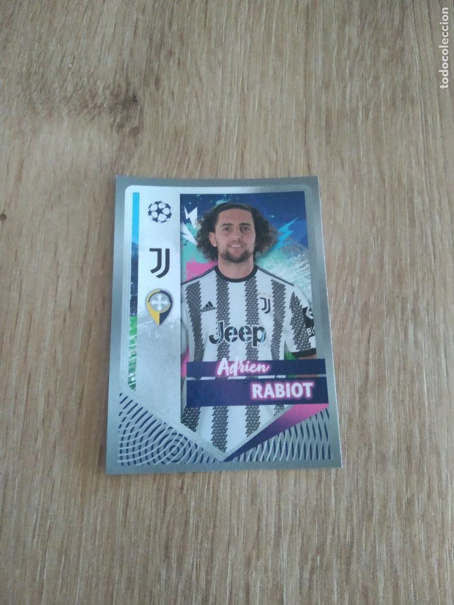 Fu&szlig;ball-Sticker: 286 RABIOT JUVENTUS TURIN CROMO FUTBOL UEFA CHAMPIONS LEAGUE 2022-2023 TOPPS 22-23