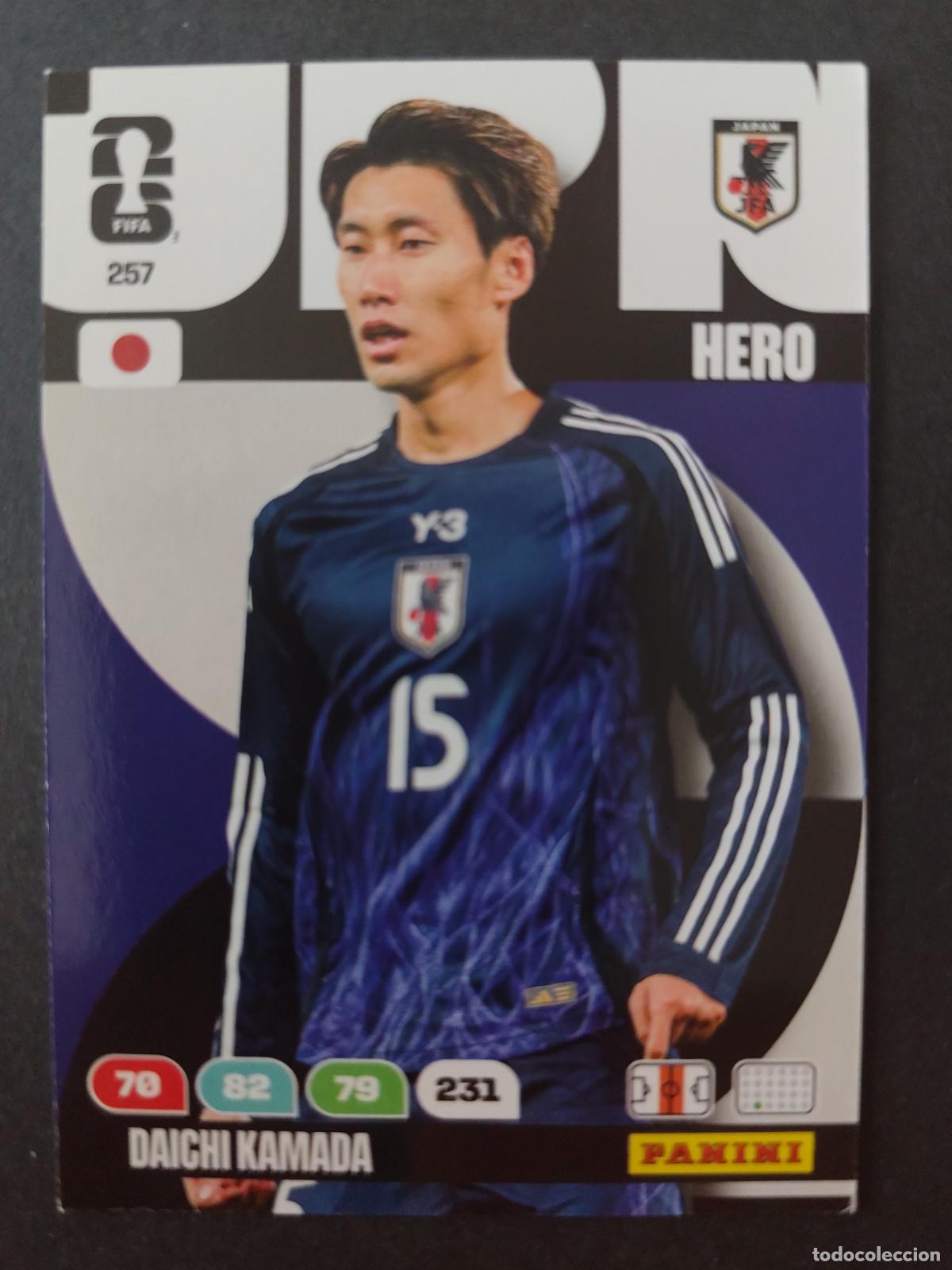 Cromos de F&uacute;tbol: 257 DAICHI KAMADA JAP&Oacute;N ADRENALYN MUNDIAL FIFA WORLD CUP 2026 PANINI